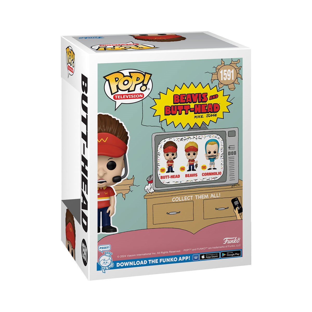funko pop ビーバス アンド バットヘッド セット　プロテクター付き funko pop ビーバス アンド バットヘッド セット プロテクター