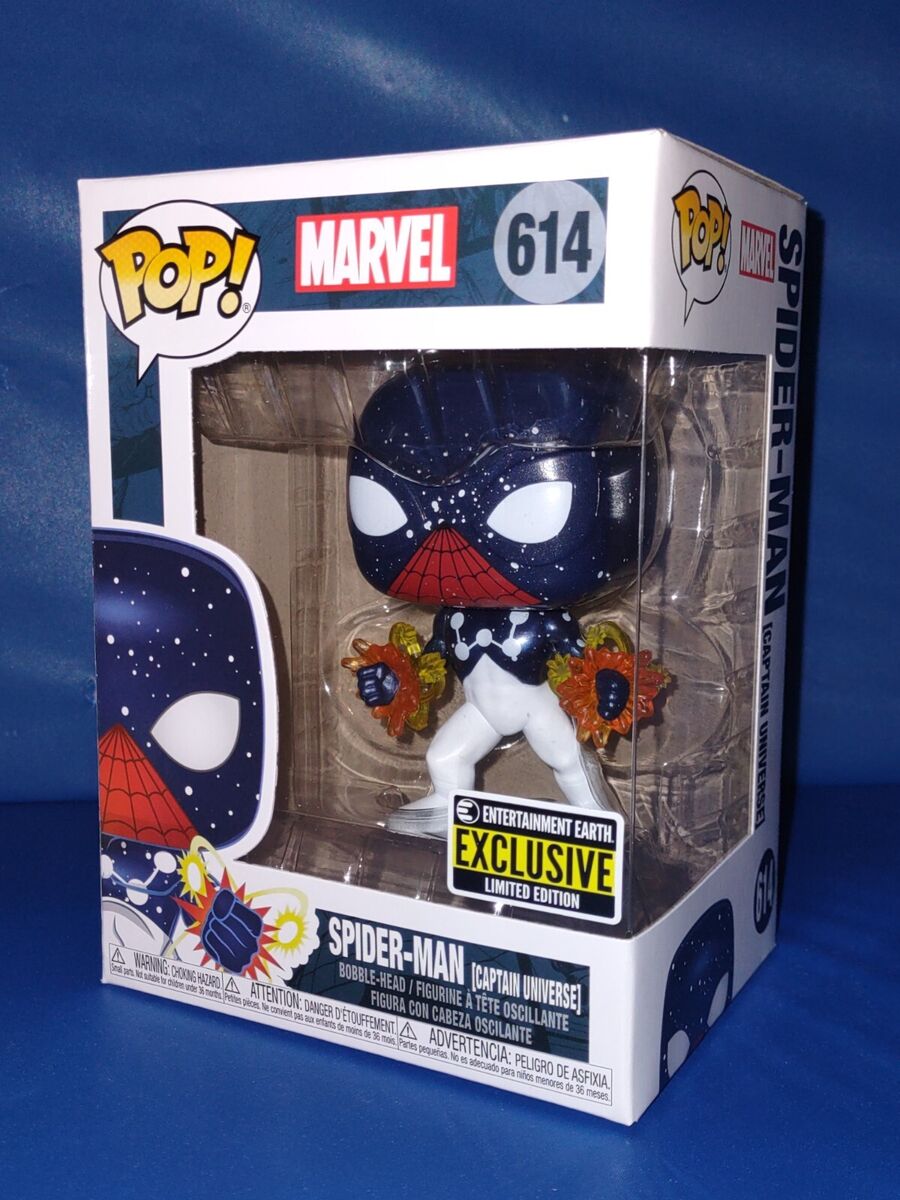 MARVEL UNIVERSE EXCLUSIVE SPIDER-MAN CAPTAIN UNIVERSE FUNKO POP