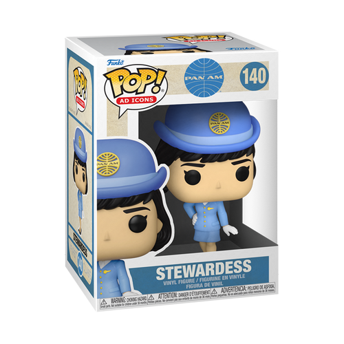 Funko Pop! Ad Icons: Pan Am Stewardess Without a Bag Vinyl Figure
