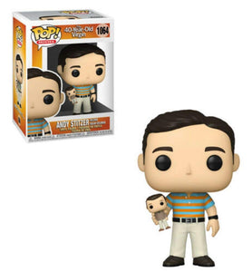 Andy Stitzer Holding Oscar Goldman Pop #1064 Pop Movies 40 Year Old Virgin Vinyl Figure