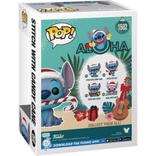 Load image into Gallery viewer, Lilo &amp; Stitch Holiday Stitch with Candy Cane Funko Pop! Vinyl Figure #1502