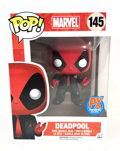 Funko POP 145 MARVEL DEADPOOL DRESSED TO KILL PX PREVIEWS EXCLUSIVE