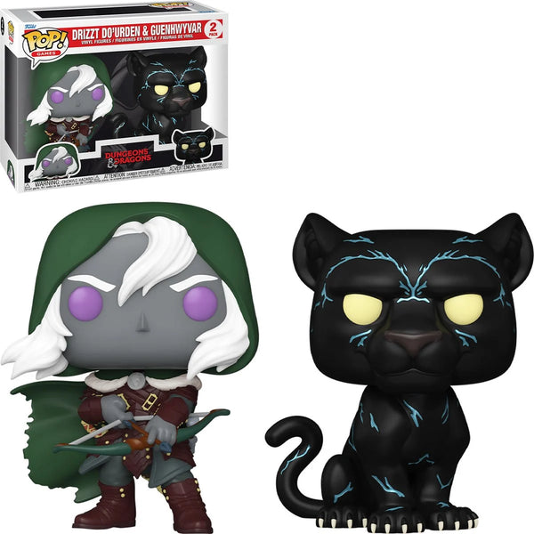 Dungeons & Dragons Drizzt Do'urden & Guenhwyvar Funko Pop! Vinyl Figure 2-Pack