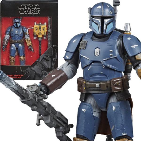 Hasbro Star Wars Black Series 6 Inch Action Figure | Heavy Infantry Mandalorian