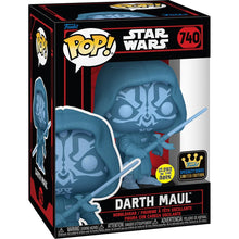 Load image into Gallery viewer, Star Wars Hologram Darth Maul Glow-in-the-Dark Funko Pop! Vinyl Figure #740 - Specialty Series