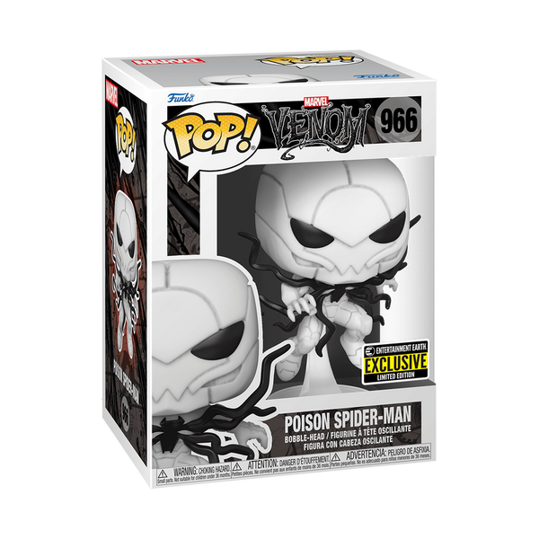 Funko Pop! Marvel Venom Entertainment Earth Exclusive Poison Spider-Man #966