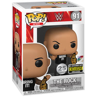 WWE The Rock with Championship Belt Funko Pop! Vinyl Figure #91 - Entertainment Earth Exclusive