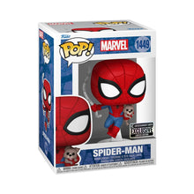 Load image into Gallery viewer, Spider-Man with Sandwich the Dog Funko Pop! Vinyl Figure #1449 - Entertainment Earth Exclusive
