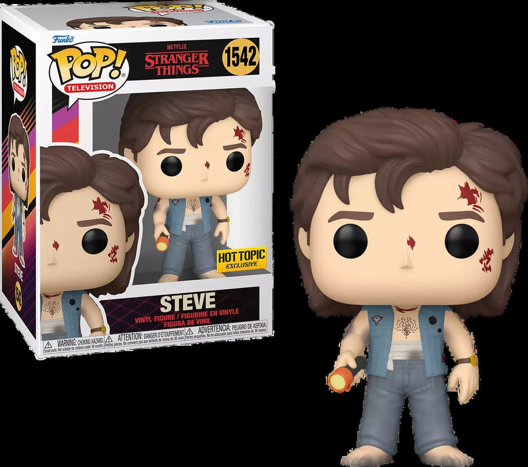Steve #1542 Stranger Things Hot Topic Exclusive Funko Pop! – Dad