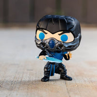 Funko Pop! Mortal Combat: Sub-Zero Glow in the Dark Vinyl Figure #1057 - Entertainment Earth Exclusive + Protector