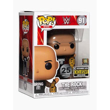 Load image into Gallery viewer, Funko Pop! WWE: The Rock with Championship Belt