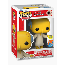 Load image into Gallery viewer, Funko Pop! The Simpsons: Glowing Mr. Burns PX Exclusive #1162