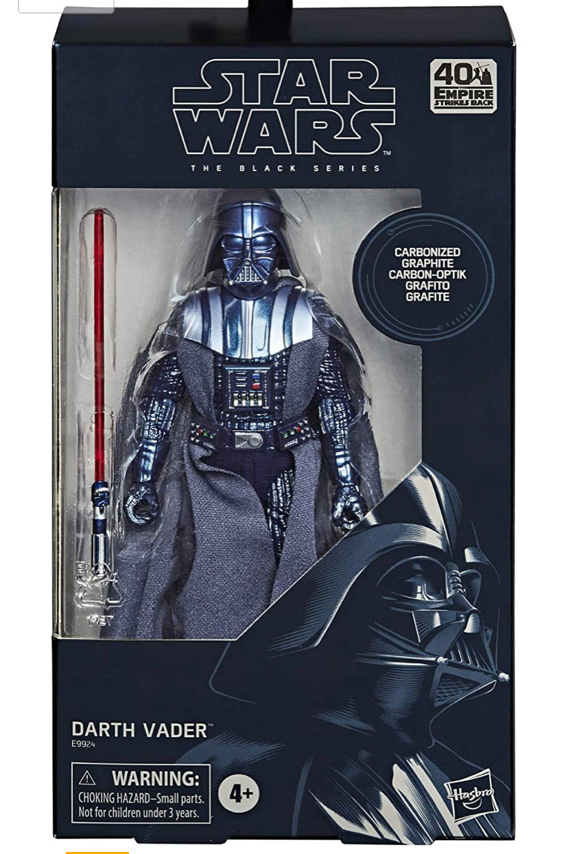 Star Wars The Black Series Carbonized Collection Darth Vader Toy  6-Inch-Scale The Empire Strikes Back Collectible Action Figure (Amazon  Exclusive)