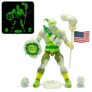 Toxic Crusaders Glow in the Dark Toxie Deluxe 6-Inch Action Figure - Entertainment Earth Exclusive