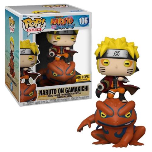 Funko Pop! Naruto on Gamakichi #106 Naruto Shippuden Hot Topic Exclusive