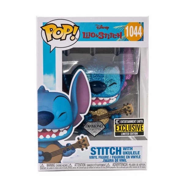 Funko Pop! Lilo & Stitch: Stitch with Ukulele Diamond Glitter #1060