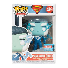 Load image into Gallery viewer, Superman Blue Pop! Vinyl Figure 2021 Convention Exclusive