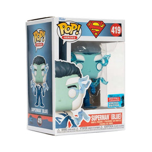 Superman Blue Pop! Vinyl Figure 2021 Convention Exclusive